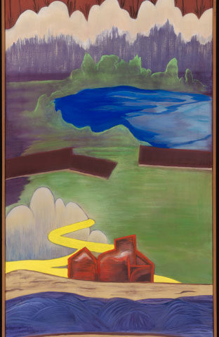 c.v.d.vegt-7-2 Caroline van der Vegt, z.t.,2009, olieverf op linnen,176x84 cm